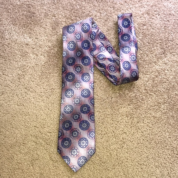 MURANO Medallion Print SILK TIE *Hand Tailored* - Picture 12 of 12